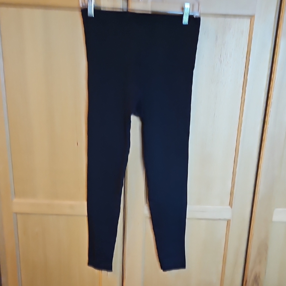SPANX Black Leggings Form-Fitting Stretchy